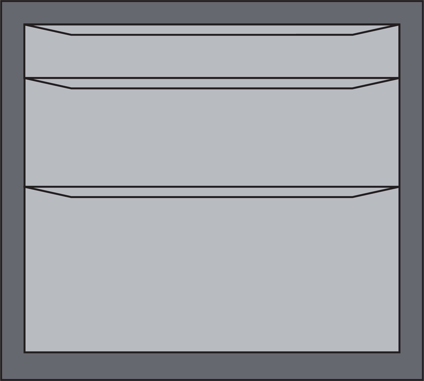 3 drawers